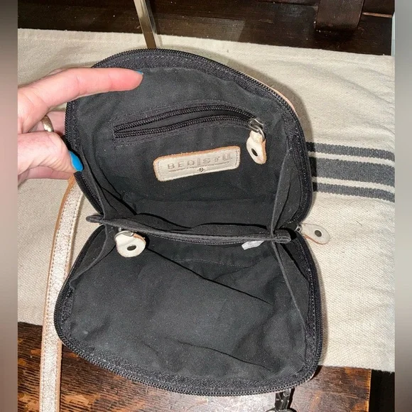 Bed Stu Leather Ventura Crossbody Bag Purple Lavender Nectar Lux Retail $155 - Picture 12 of 15